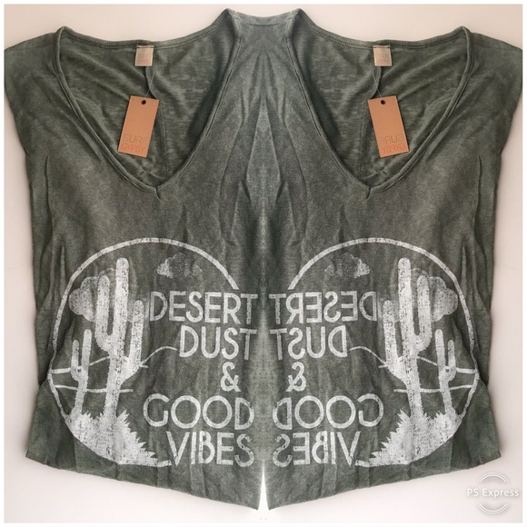 SURF GYPSY Oversized Slub Green Graphic Tee - Picture 4 of 7